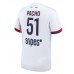 Paris Saint-Germain Willian Pacho #51 Bortedrakt 2025-26 Korte ermer